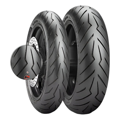 Llanta 130/70-12 Y 120/70-12 Pirelli Diablo Rosso Scooter Tl