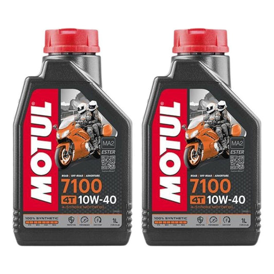 Aceite Para Motor Motul Sintético 10w-40 Para Moto/cuatriciclo 1 Pack De 2 Unidades X 1l / 2l