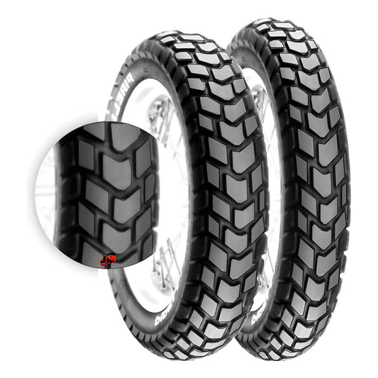 Llantas 120/80-18 Y 90/90-21 Pirelli Mt60 Combo Tt