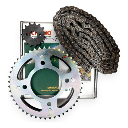Kit Arrastre Cb 160f (15x47) 428hs-138 Choho Plateado