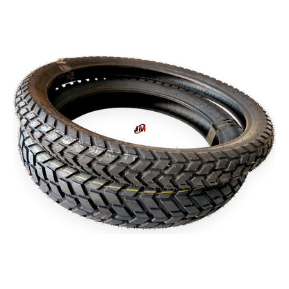 Llantas 110/90-17 Y 90/90-19 Queen Mr923 Combo Tt