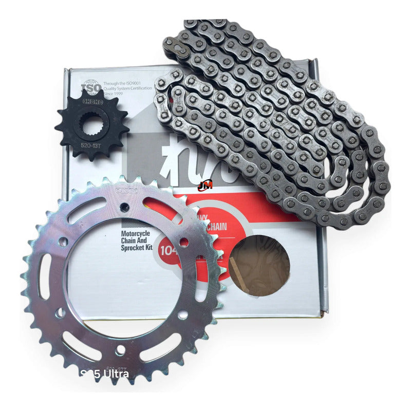 Kit Arrastre O-ring  Fz 250 Choho (13x37) /520ho-110 Plateado
