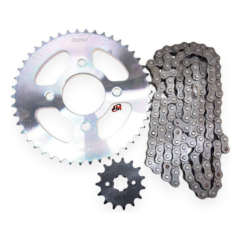 Kit Arrastre Victory Nitro 151r /mrx 200 Arizona(15x46)choho Plateado