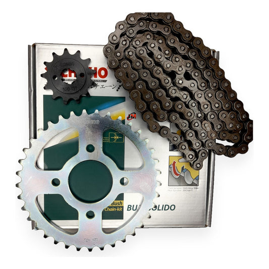 Kit Arrastre Xpulse 200 /hunk 190 (13x37) 520hs-106 Choho Plateado
