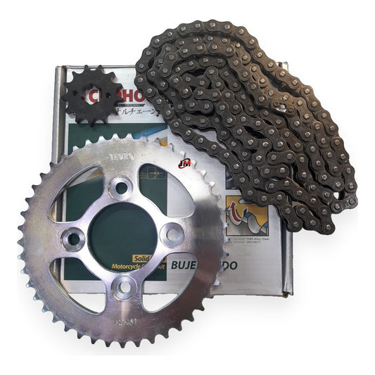 Kit Arrastre Apache 160 Rtr 4v Plano (13x45) (2019) Choho Plateado