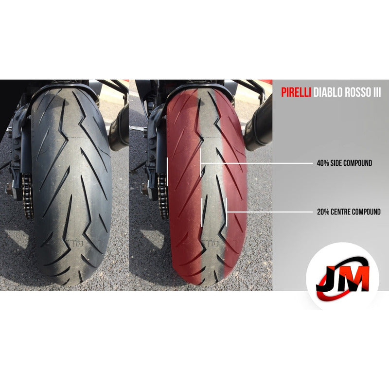Llanta 120/70-17 Pirelli Diablo Rosso 3 Radial Tl