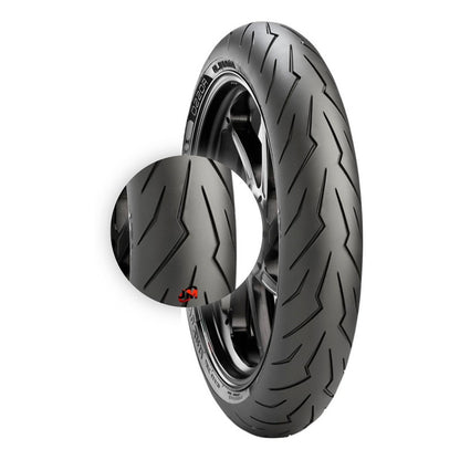 Llanta 100/80-17 Pirelli Diablo Rosso 3 Radial Tl