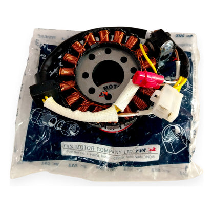 Plato Bobinas Stator Apache 160 Fi /200 Fi Tvs Original