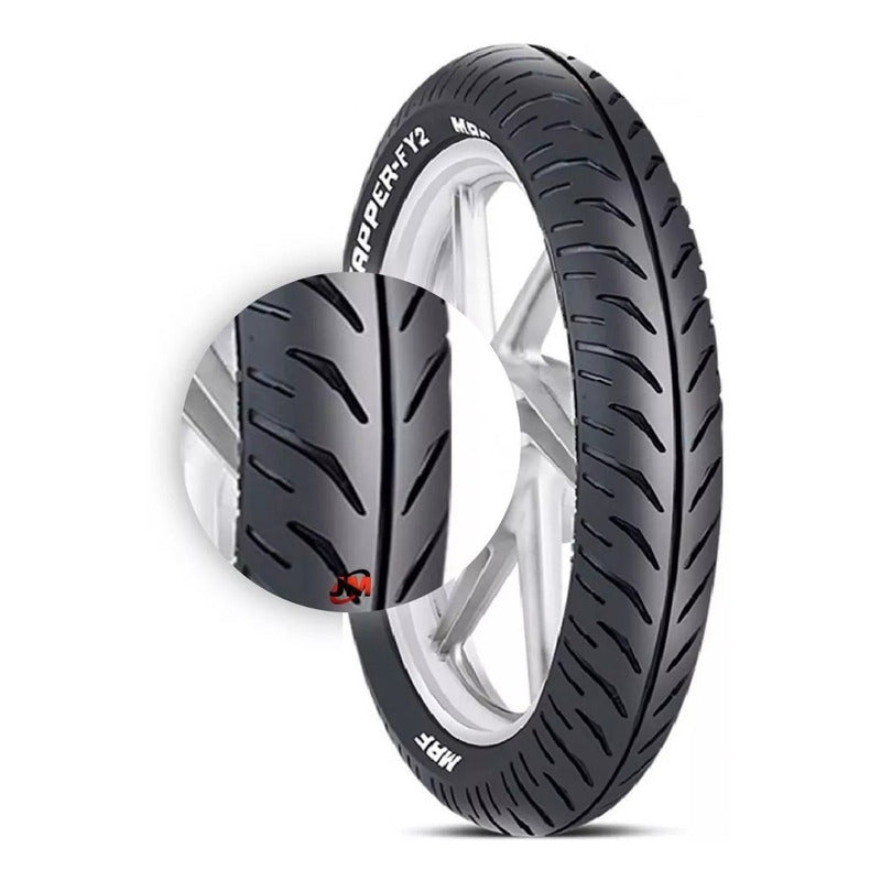 Llanta 100/80-17 Mrf Zapper Fy2 Tl