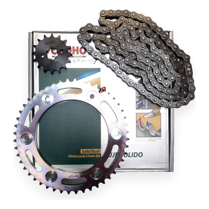 Kit Arrastre Xr 190 /xre 190l (16x48) /428hs-128l Choho Plateado