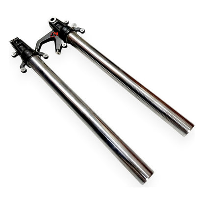 Barras Suspensión Dominar 400 Ug (con Abrazaderas) Par Revo