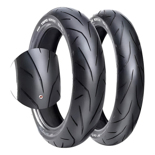 Llanta 140/70-17 Y 110/70-17 Irc Iz-s S99 Tl