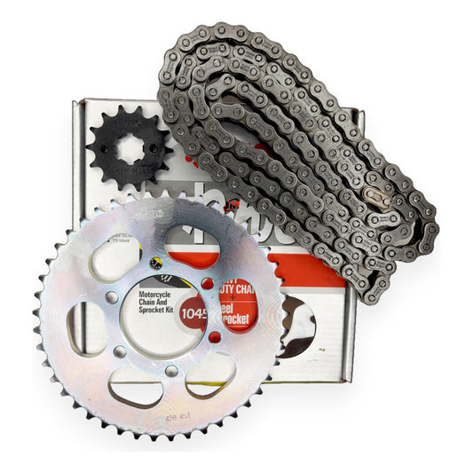 Kit Arrastre O-ring Xtz 150 (14x45) /428ho-132 Choho Plateado