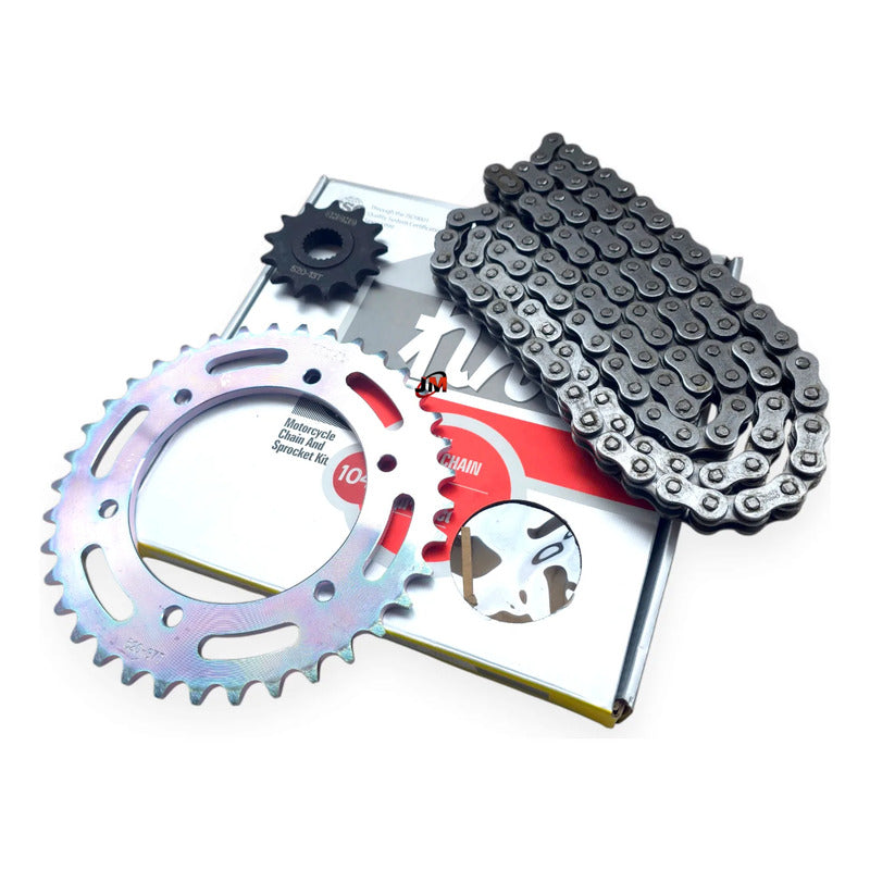 Kit Arrastre O-ring  Fz 250 Choho (13x37) /520ho-110 Plateado