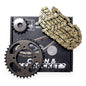 Kit Arrastre Crypton 110 Revo Scorpion (15x37) /428h-118 Dor Plateado