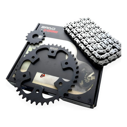 Kit Arrastre X-ring Meteor 350/hntr 350-royal Enfield 2rbo Negro
