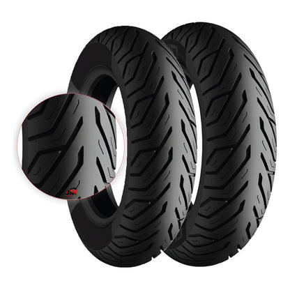 Llantas 130/70-12 Y 120/70-12 Grizzly Gu035w Combo Tl