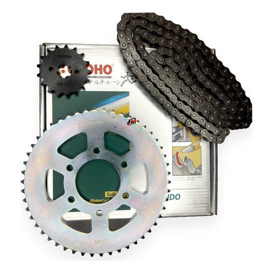 Kit Arrastre Dr 150 (17-50) 428hs-132 Choho Plateado