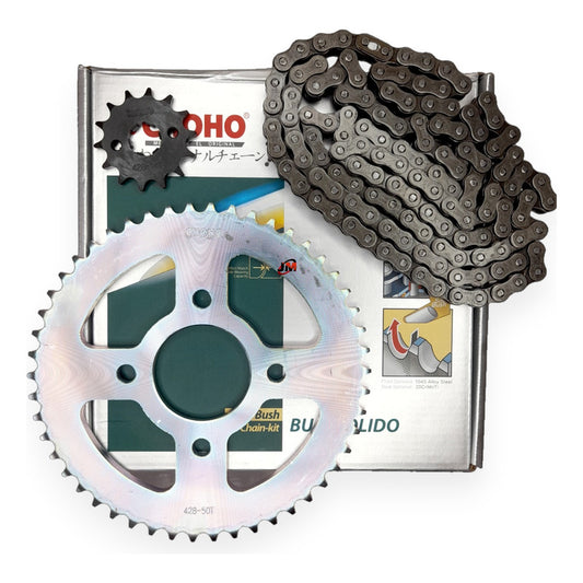 Kit Arrastre Mrx 125 /150 Plano /cbz160(14x50)428h-132 Choho Plateado