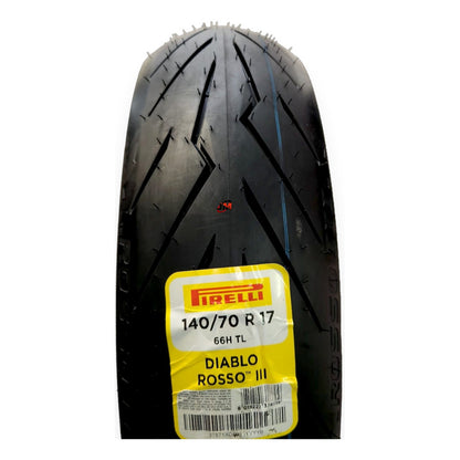 Llanta 140/70-17 Pirelli Diablo Rosso 3 Radial Tl