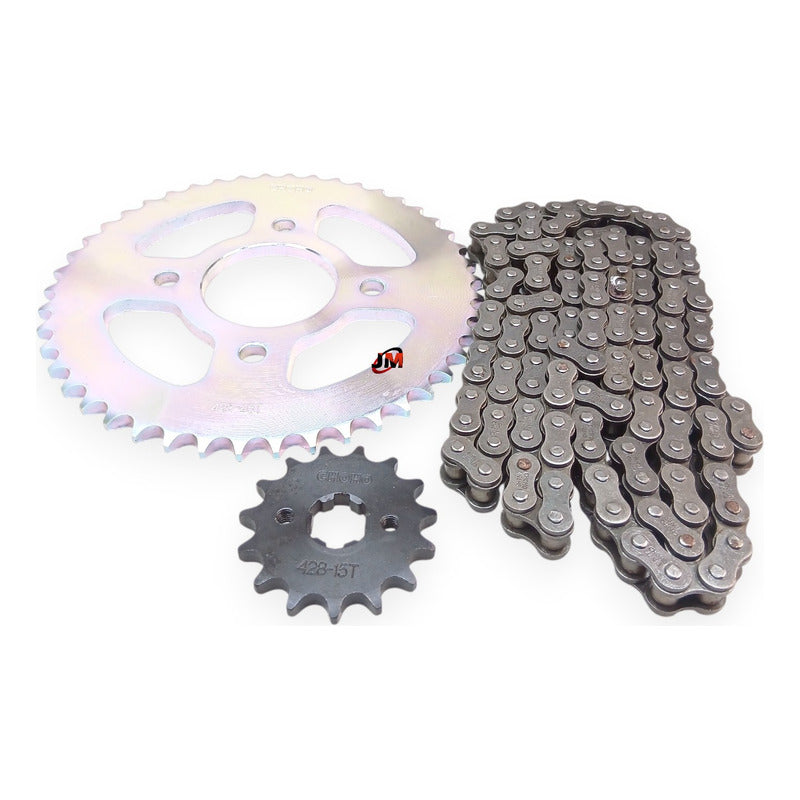 Kit Arrastre Victory Nitro 151r /mrx 200 Arizona(15x46)choho Plateado