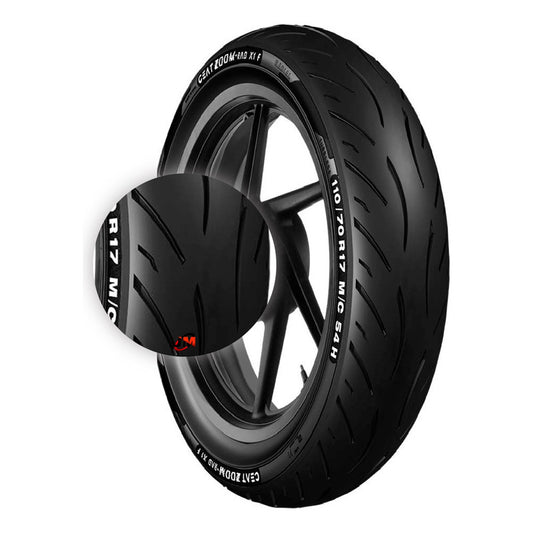 Llanta 110/70-17 Ceat Zoom Rad X1 Radial Tl