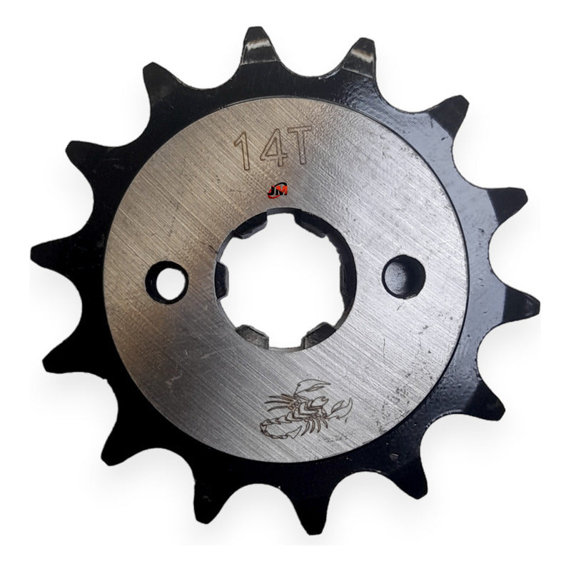 Kit Arrastre Boxer Bm100/s Classic Revo Scorpion (14-42) 6h Plateado