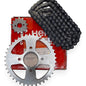 Kit Arrastre Hunk 160r Hero Original Plateado