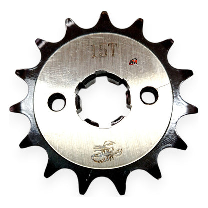 Kit Arrastre Fz 2,0 /2,0 Fi (freno Disco Tras) Revo Scorpion Plateado