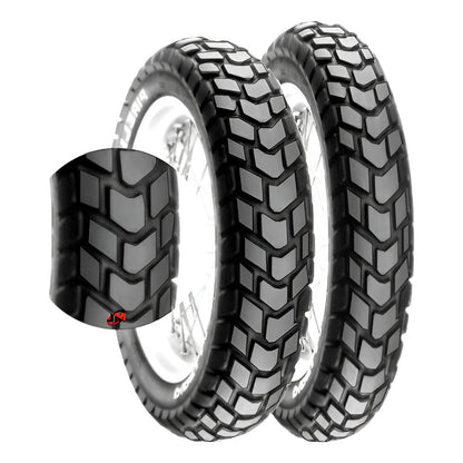 Llantas 110/90-17 Y 90/90-19 Pirelli Mt60 Trasera /delantera 59h Uso Con Camara