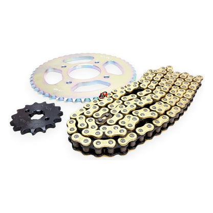 Kit Arrastre Suzuki Gixxer 150 Sf /fi (15x45) Dorado Choho Dorado Oscuro