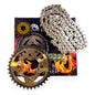 Kit Arrastre Discover 125 Sport /135 Revo Termico (14-42)4h Dorado Oscuro