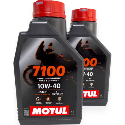 Aceite Motul 10w-40 X 2 +filtro Aceite + Aire Duke 200 Ng