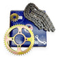 Kit Arrastre Apache 180 2v Tvs Original Plateado
