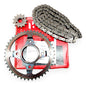 Kit Arrastre Ignitor 125 /ss /se /100 M Hero Original Plateado
