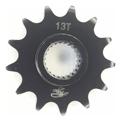 Kit Arrastre Xtz 250 Revo Scorpion (13x40)/520h-120 Dorada Plateado