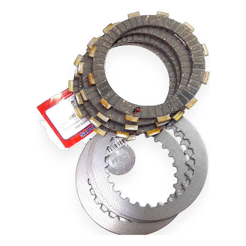 Discos De Clutch Ax 4 + Separadores Sukiparts Original