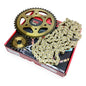 Kit Arrastre Racing Pulsar 200ns /rs /fi Kto (16x45)428h-136 Dorado Oscuro