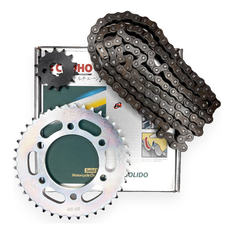 Kit Arrastre Fz 16 /fz-s /fazzer (14x40) /428hs-128 Choho Plateado