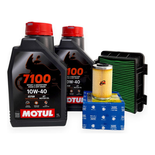 Aceite Motul 10w-40 X 2 +filtro Aceite + Aire Duke 200 Ng