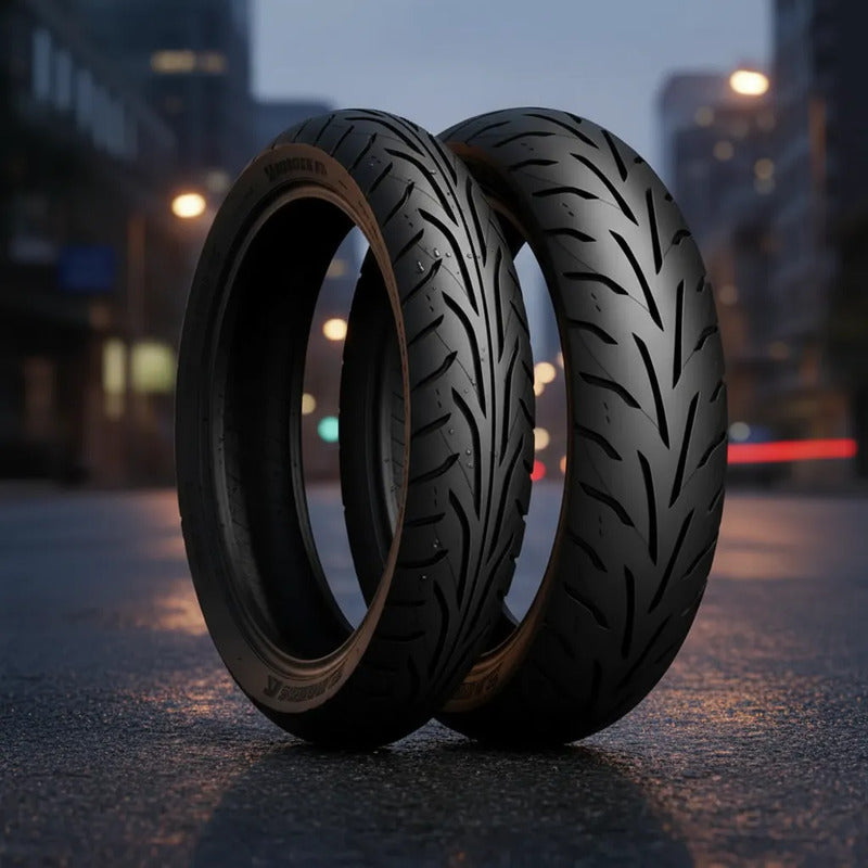 Llanta 140/70-17 Y 110/70-17 Dunlop Gt601 Combo Tl