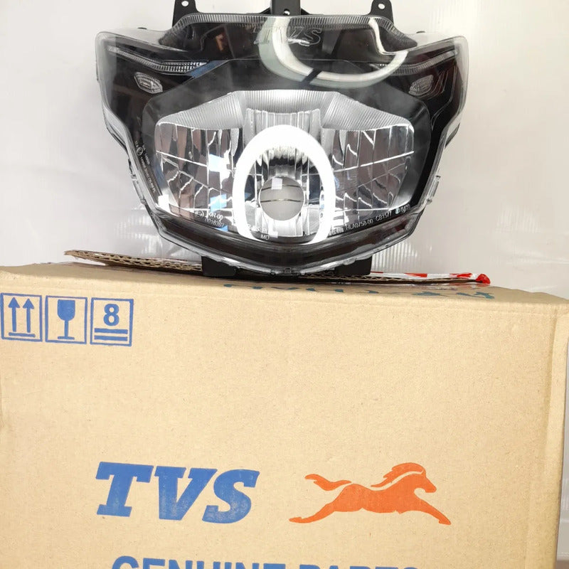 Farola Completa Apache 160-180/2v Tvs Original Modelo Nuevo Ambos Lados