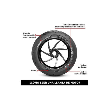 Llanta 110/80-19 Pirelli Scorpion Rally Str Radial Tl