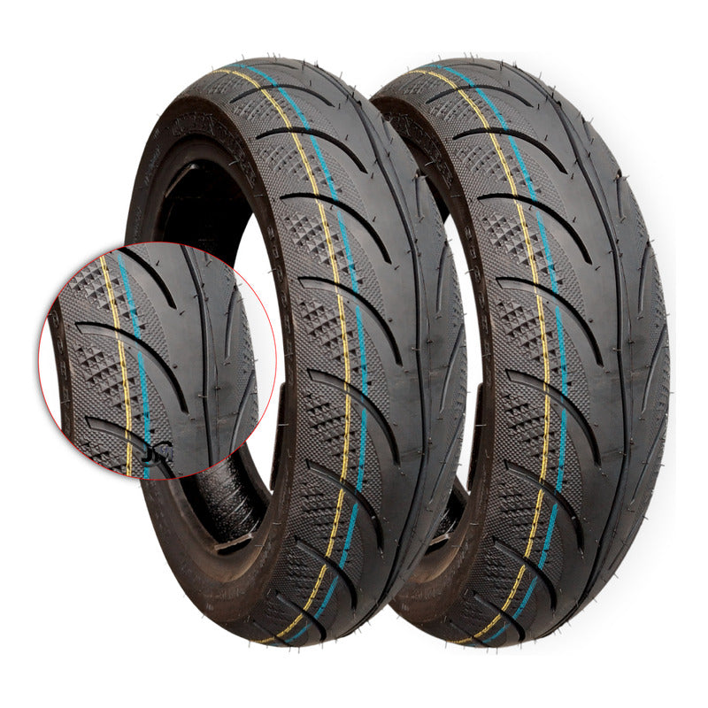 Llantas 130/70-12 Y 120/70-12 Queen Mr107 Combo Tl