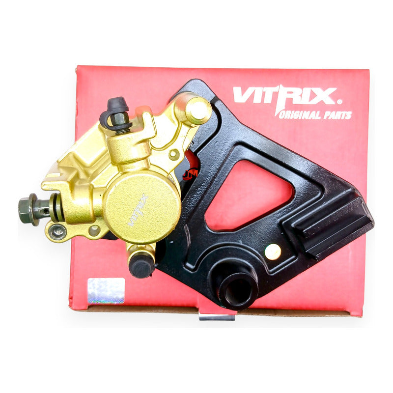 Mordaza Freno Trasero Apache 160 4v /180 2v + Soporte Vitrix