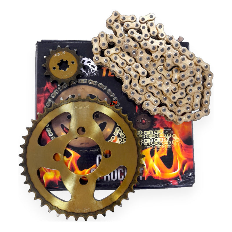 Kit Arrastre Boxer Ct100 /platino 100 Revo Termico (14x42)