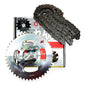 Kit Arrastre Raider 125 /stryker 125 (14x46) 428h-126 Choho Plateado