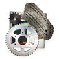 Kit Arrastre Dominar 400 /ug /ktm 390(15x45) 520sx-120 Choho Plateado