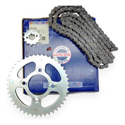 Kit Arrastre Apache 160 4v Tvs Original Plateado