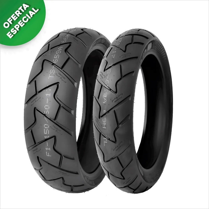 Llantas 120/80-17 Y 90/90-19 Timsun Ts659 Combo Tl